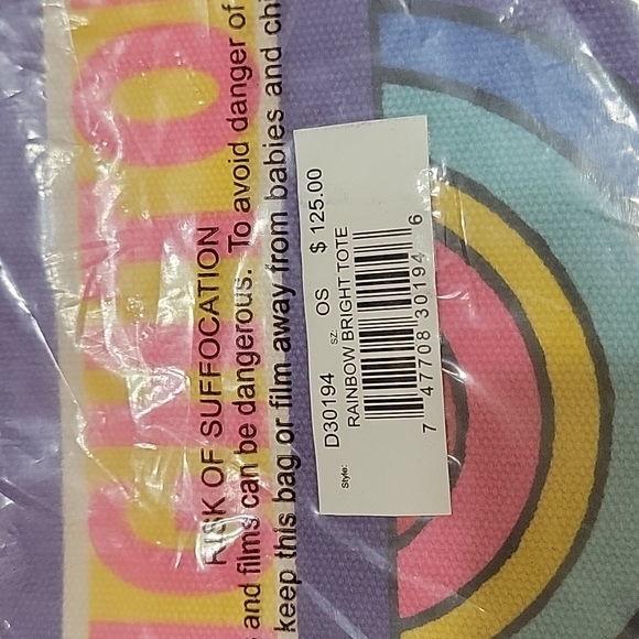 New, Brighton Rainbow Bright Tote bag with artist hand-sketched artwork - Picture 10 of 10